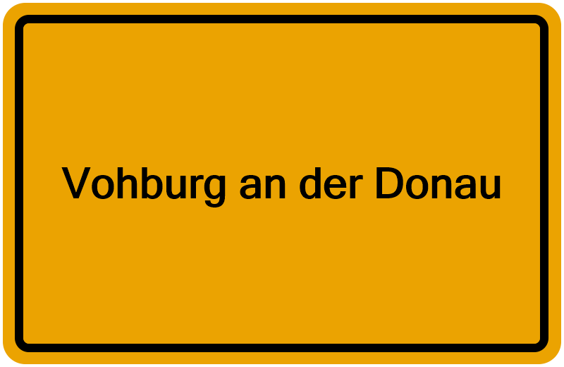 Handelsregisterauszug Vohburg an der Donau